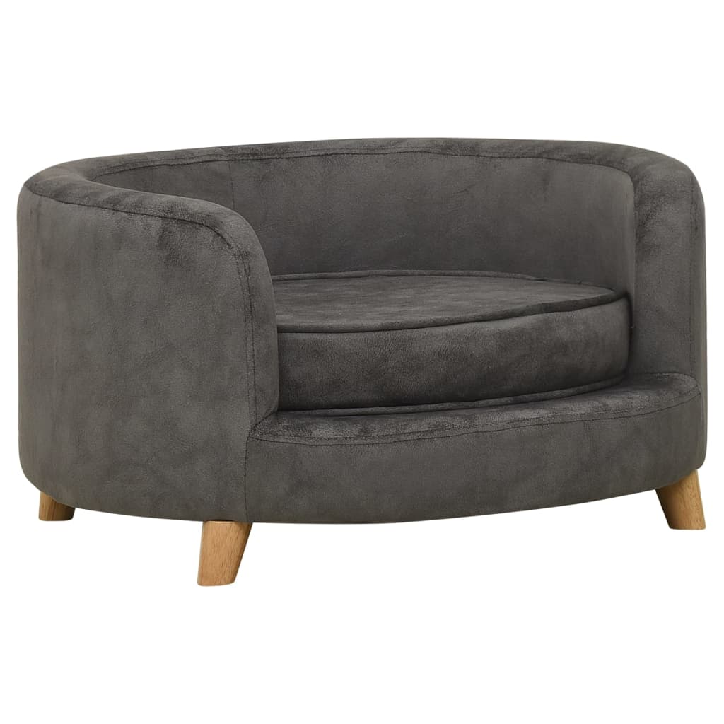 Koiran sohva harmaa 69x69x36 cm plyysi - Harrastajankoti.fi