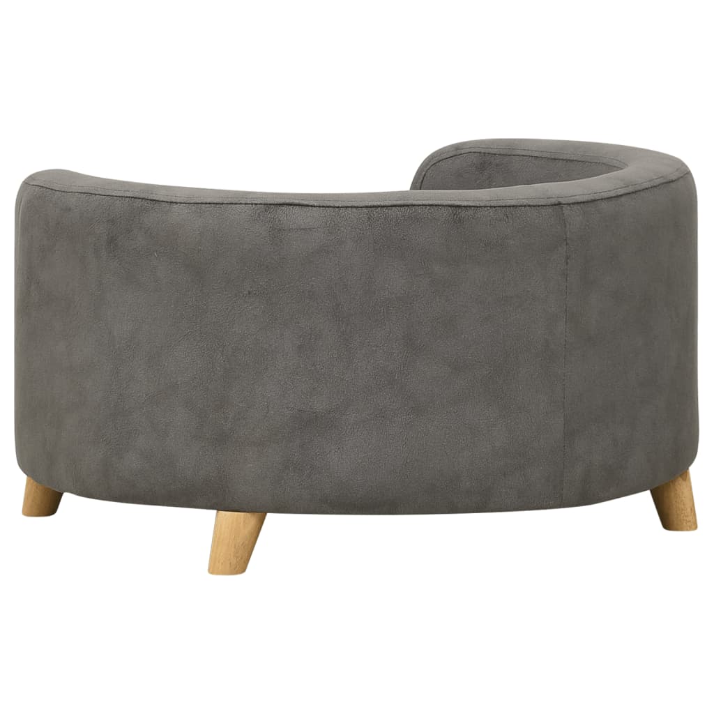 Koiran sohva harmaa 69x69x36 cm plyysi - Harrastajankoti.fi