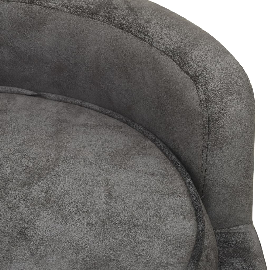 Koiran sohva harmaa 69x69x36 cm plyysi - Harrastajankoti.fi