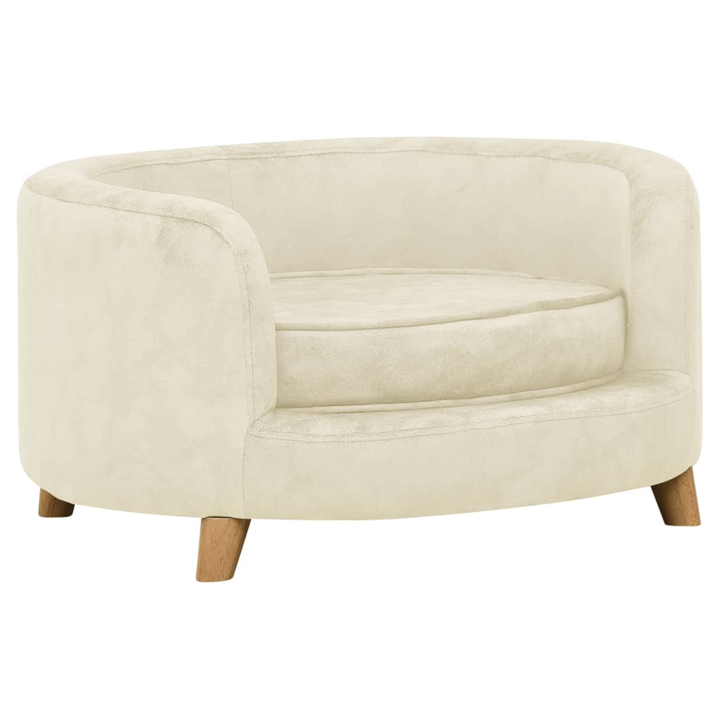 Koiran sohva kerma 69x69x36 cm plyysi - Harrastajankoti.fi