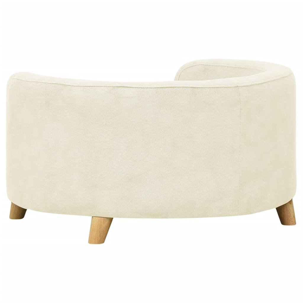 Koiran sohva kerma 69x69x36 cm plyysi - Harrastajankoti.fi