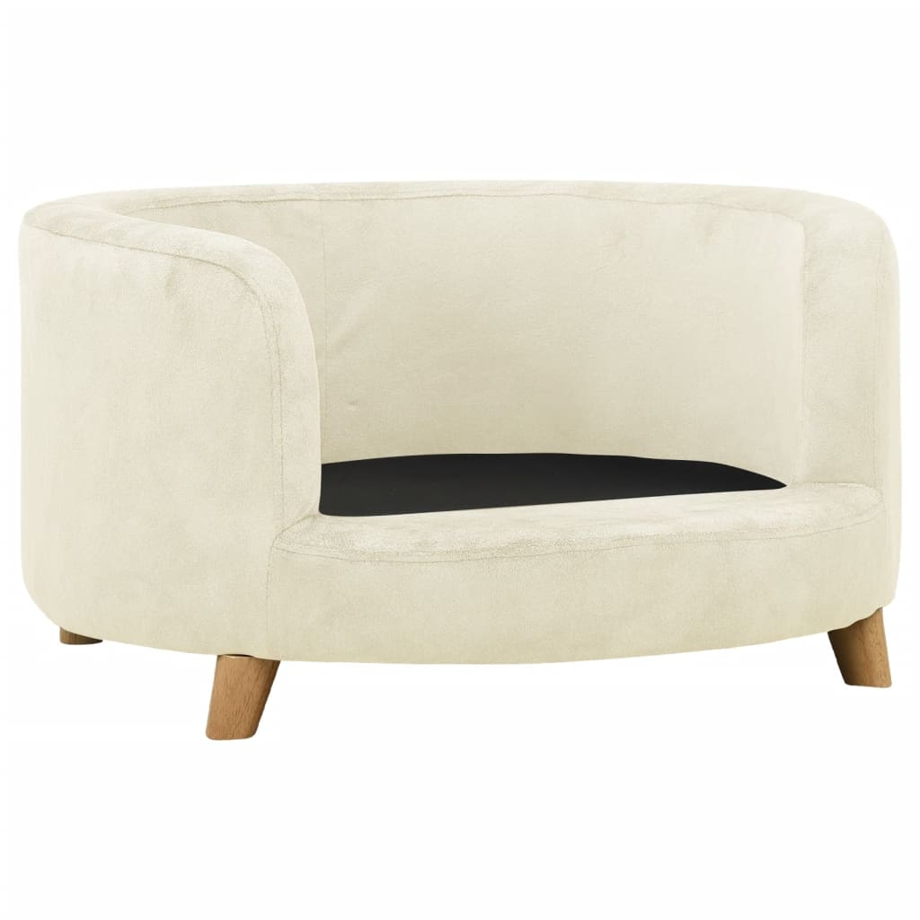 Koiran sohva kerma 69x69x36 cm plyysi - Harrastajankoti.fi