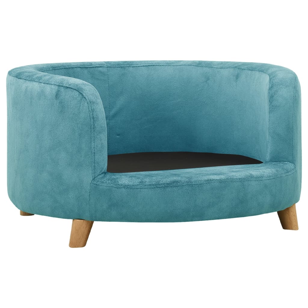 Koiran sohva turkoosi 69x69x36 cm plyysi - Harrastajankoti.fi