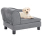 Koiran sohva harmaa 57x34x36 cm plyysi - Harrastajankoti.fi