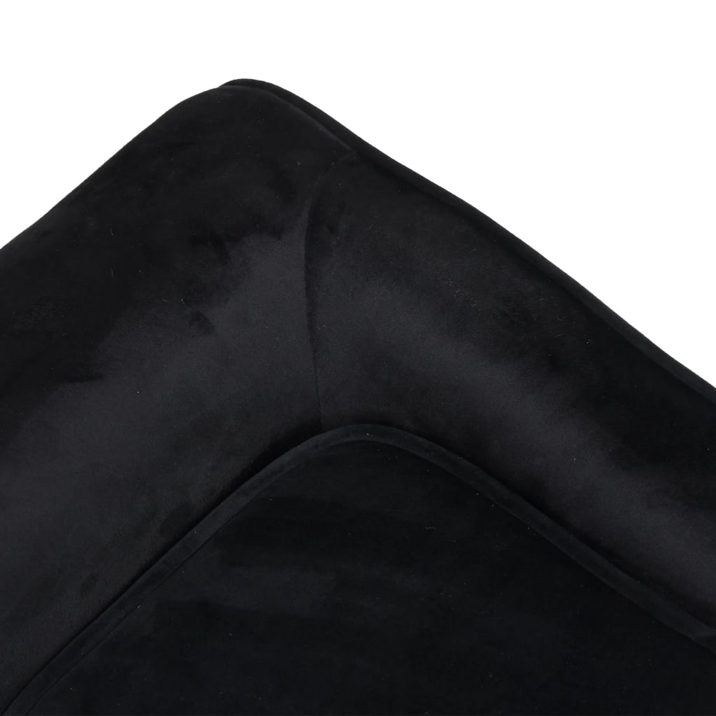 Koiran sohva musta 57x34x36 cm plyysi - Harrastajankoti.fi