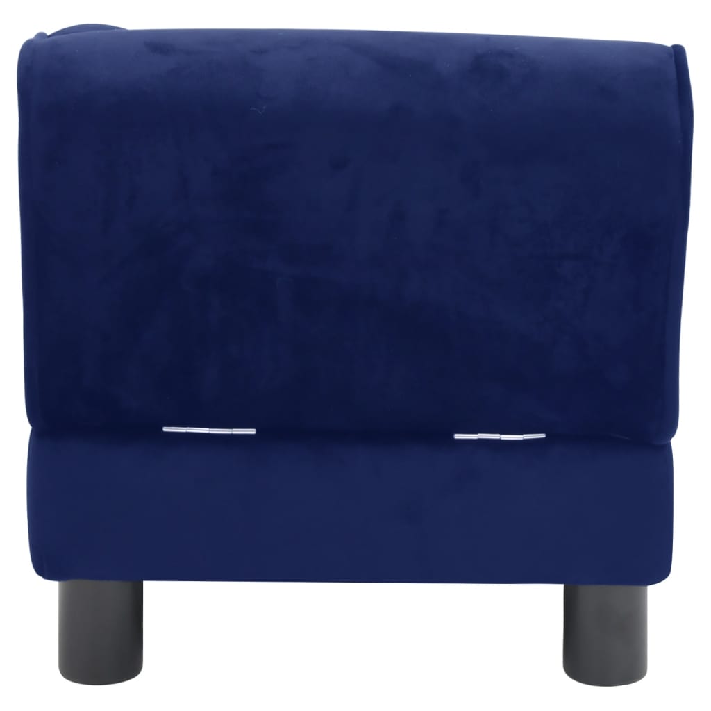Koiran sohva sininen 57x34x36 cm plyysi - Harrastajankoti.fi