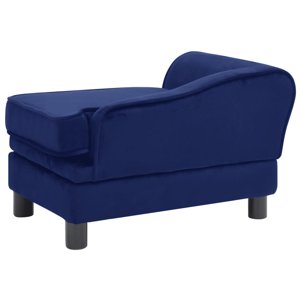 Koiran sohva sininen 57x34x36 cm plyysi - Harrastajankoti.fi