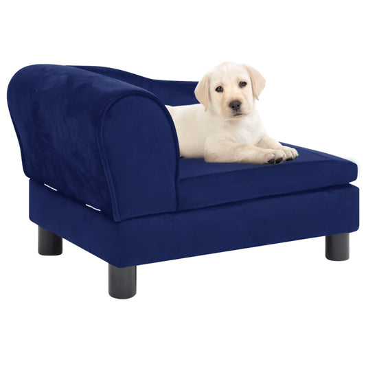 Koiran sohva sininen 57x34x36 cm plyysi - Harrastajankoti.fi