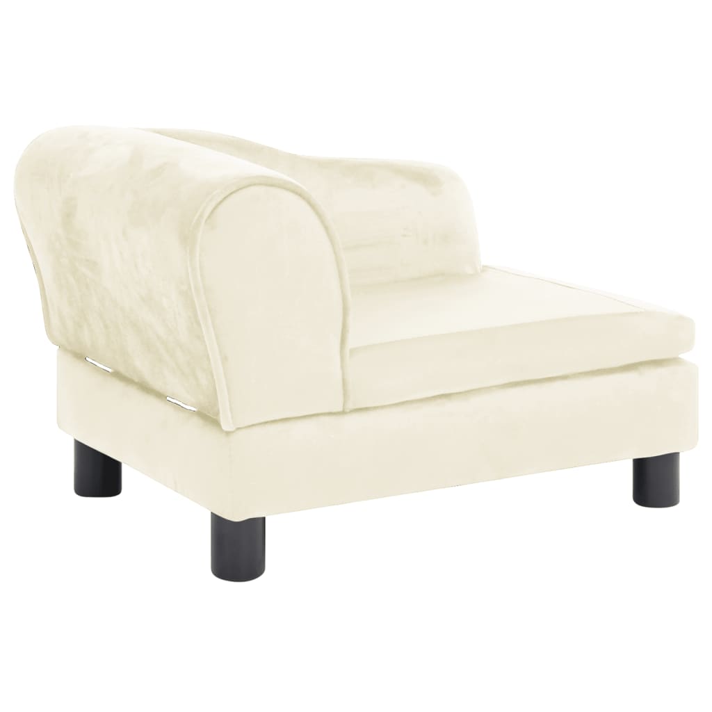 Koiran sohva kerma 57x34x36 cm plyysi - Harrastajankoti.fi