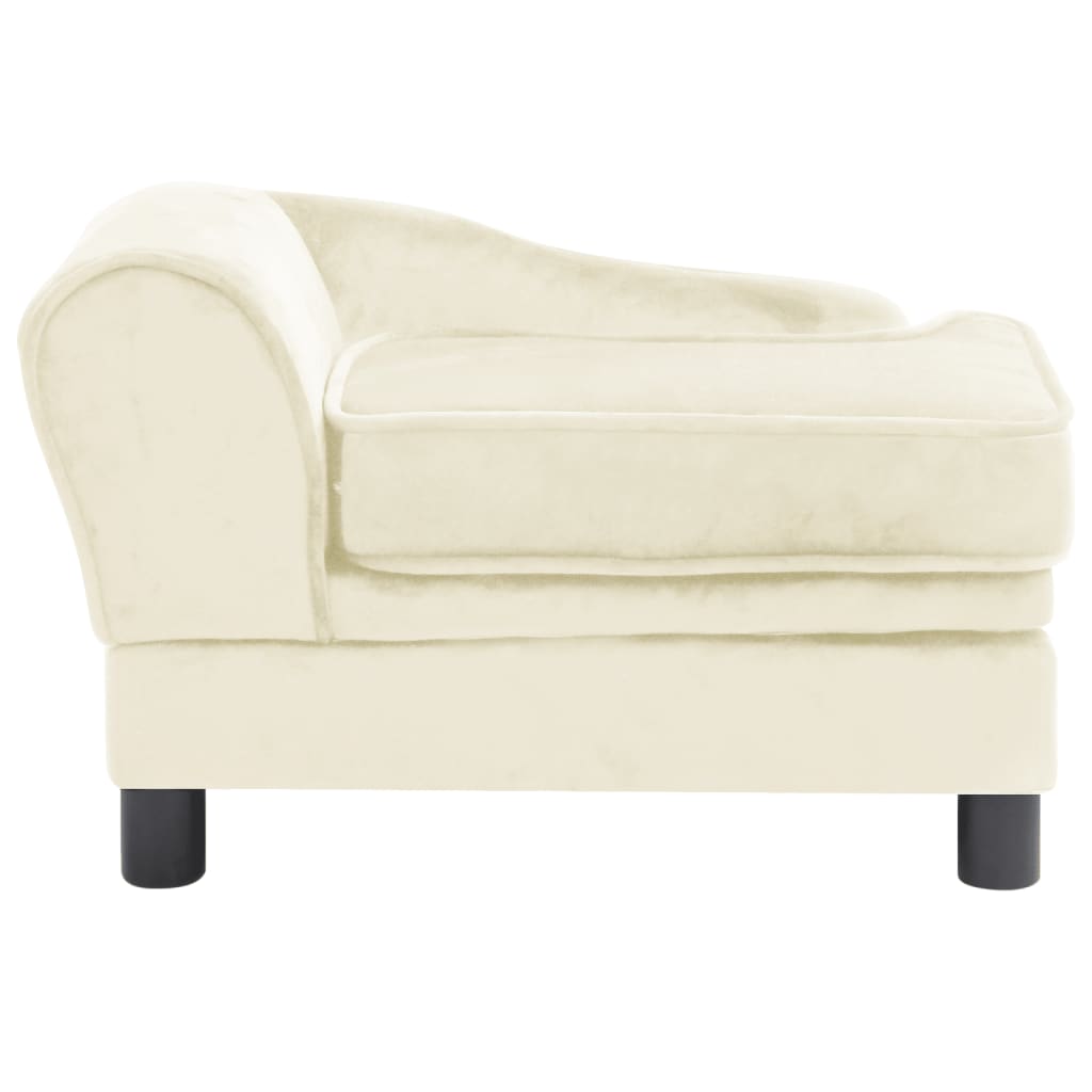 Koiran sohva kerma 57x34x36 cm plyysi - Harrastajankoti.fi