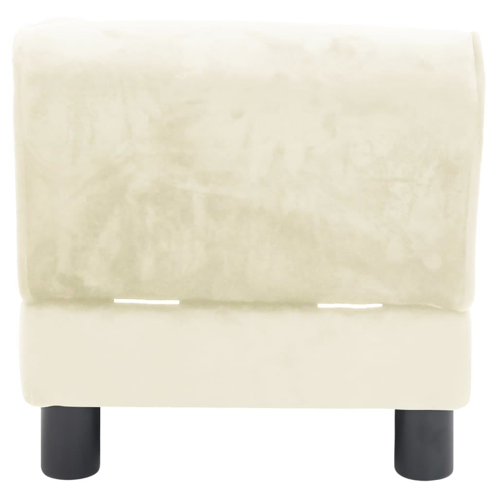 Koiran sohva kerma 57x34x36 cm plyysi - Harrastajankoti.fi