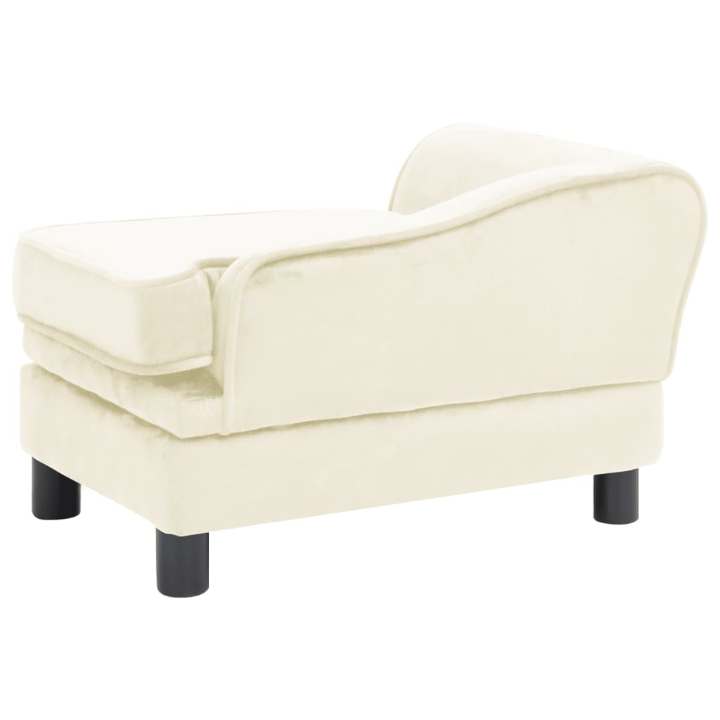 Koiran sohva kerma 57x34x36 cm plyysi - Harrastajankoti.fi