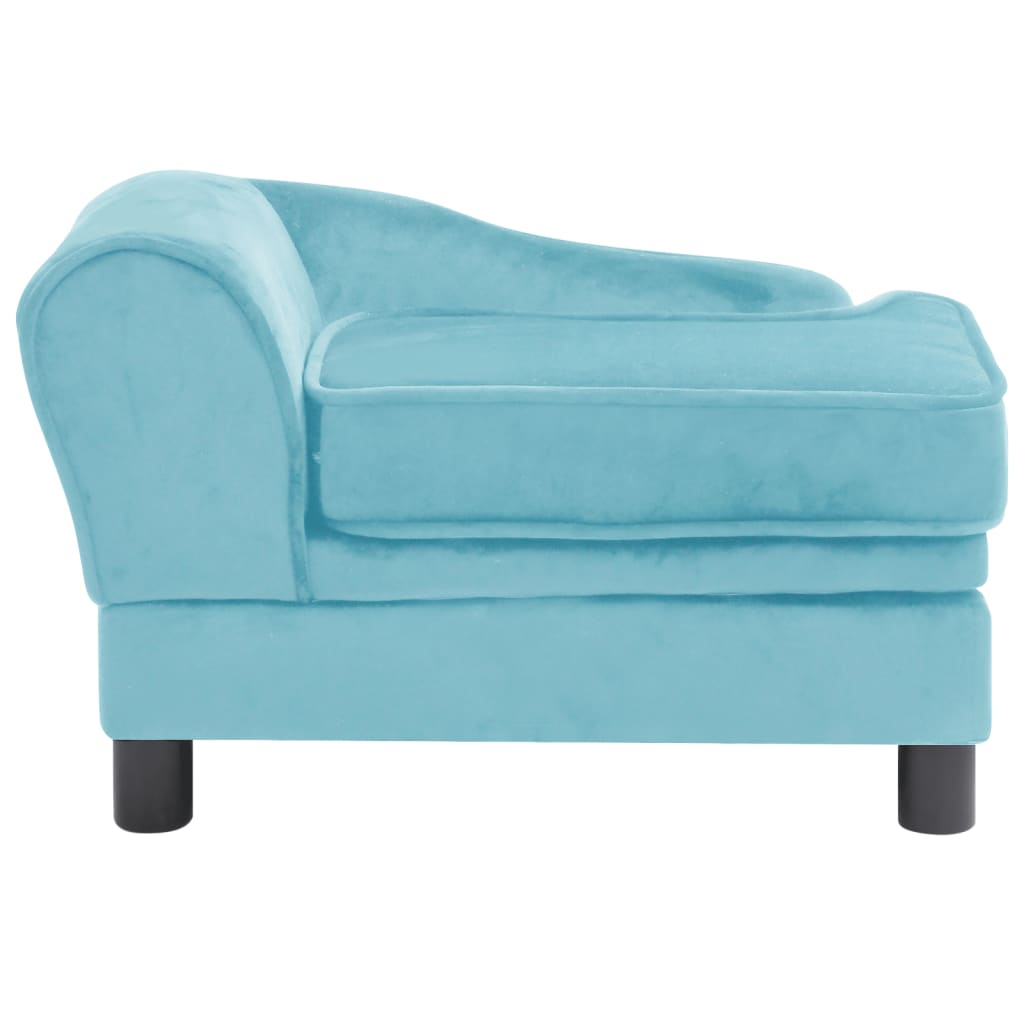 Koiran sohva turkoosi 57x34x36 cm plyysi - Harrastajankoti.fi