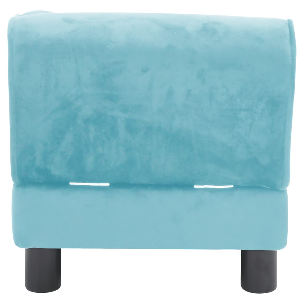 Koiran sohva turkoosi 57x34x36 cm plyysi - Harrastajankoti.fi