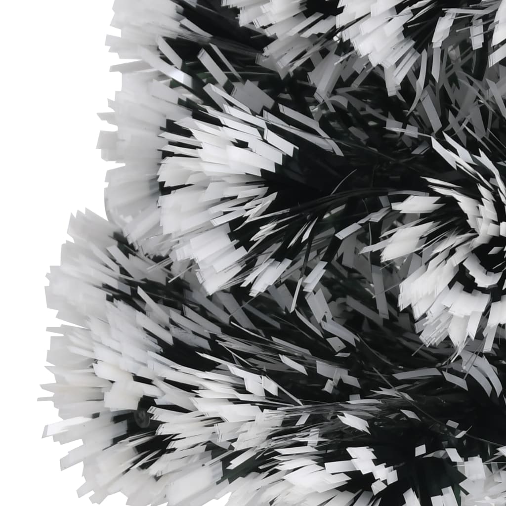 Joulukuusi LED-valoilla valkovihreä 64 cm kuituoptiikka - Harrastajankoti.fi