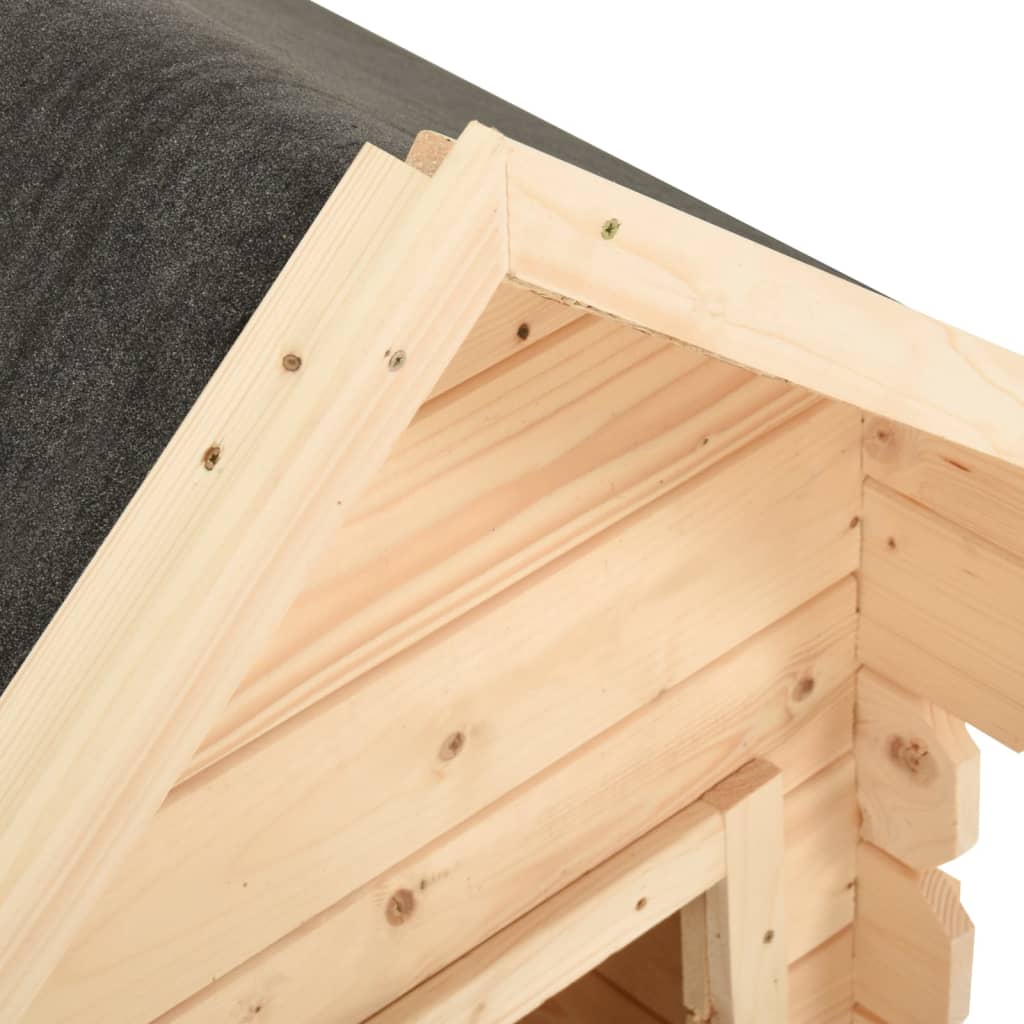 Koirankoppi 150x80x100 cm täysi mänty 14 mm - Harrastajankoti.fi