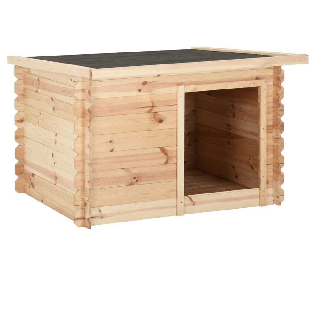 Koirankoppi 80x80x100 cm täysi mänty 14 mm - Harrastajankoti.fi