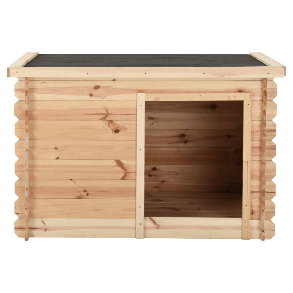 Koirankoppi 80x80x100 cm täysi mänty 14 mm - Harrastajankoti.fi