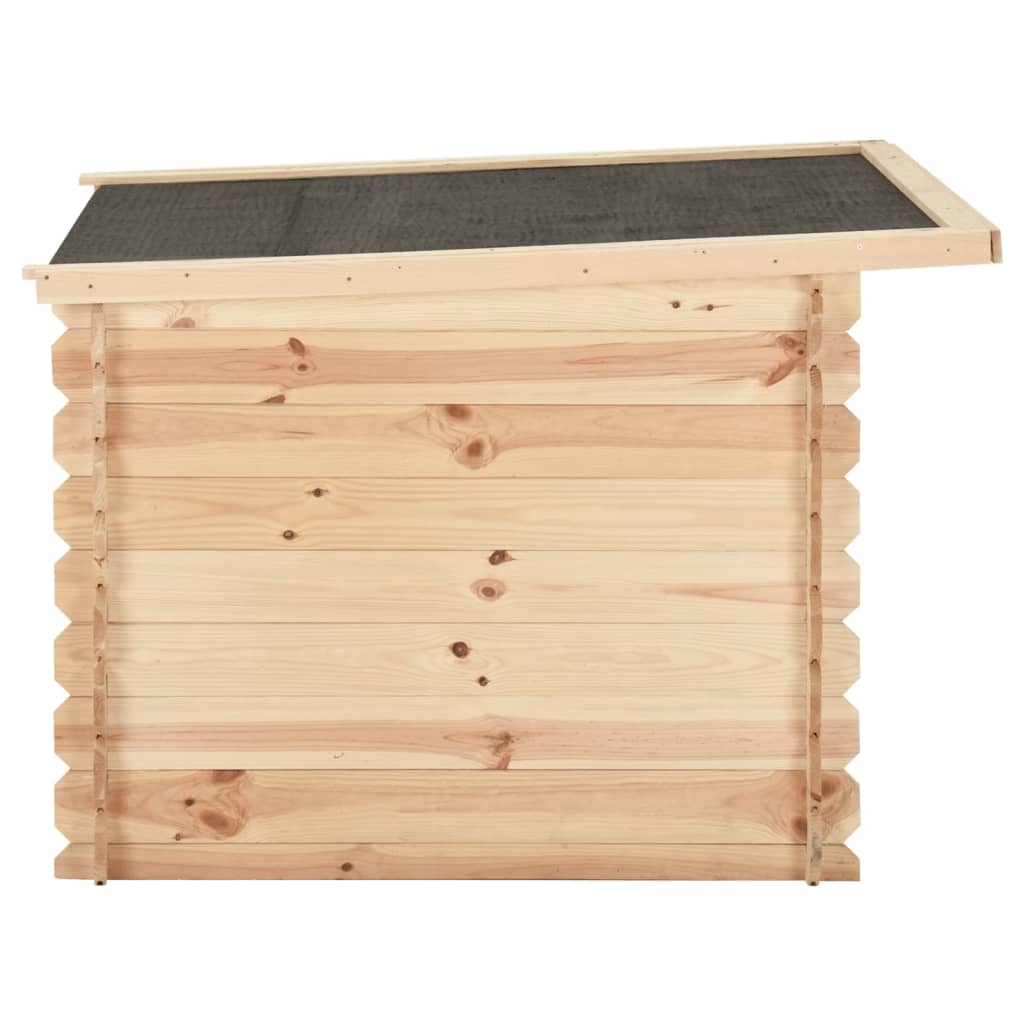 Koirankoppi 80x80x100 cm täysi mänty 14 mm - Harrastajankoti.fi