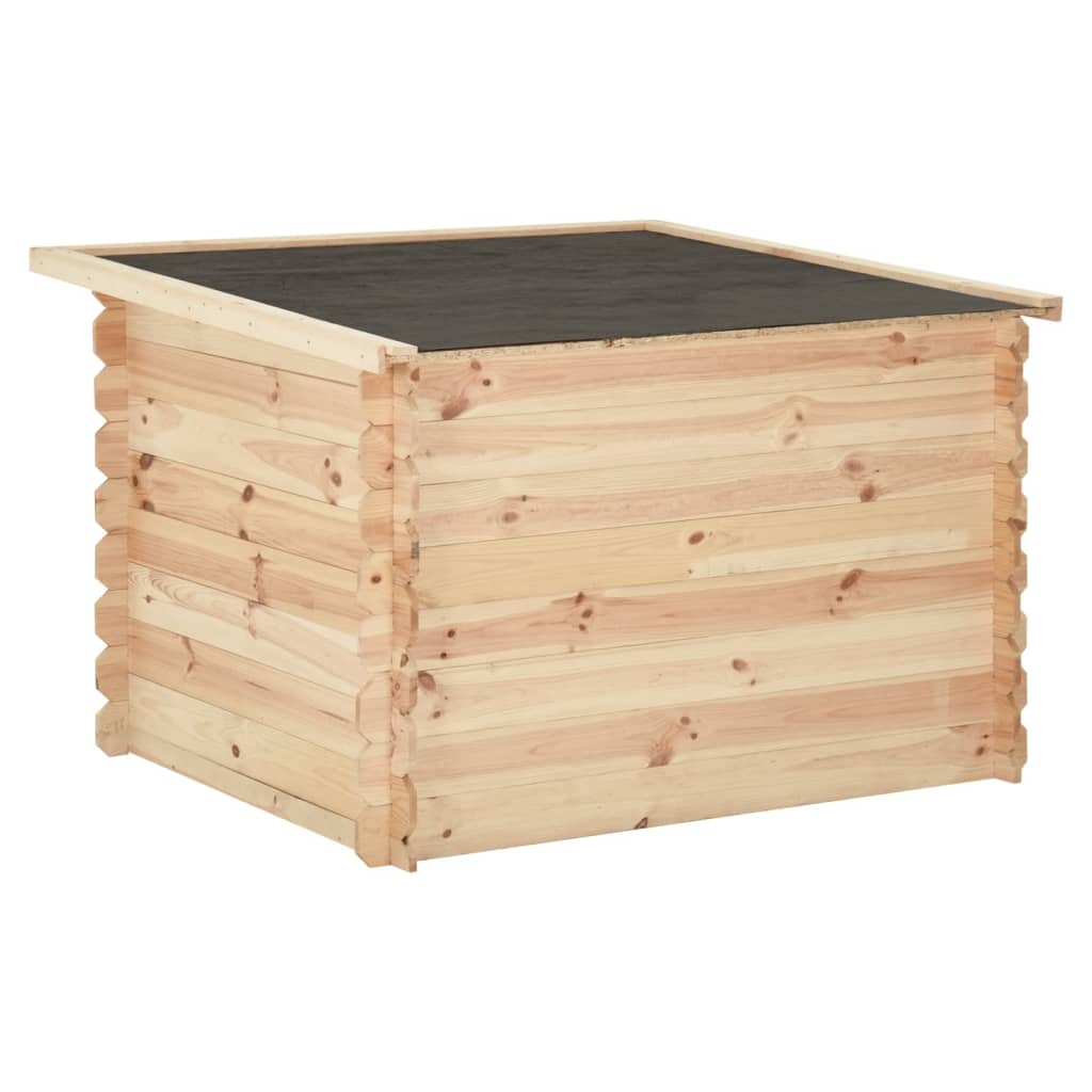 Koirankoppi 80x80x100 cm täysi mänty 14 mm - Harrastajankoti.fi