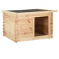 Koirankoppi 120x100x80 cm täysi mänty 14 mm - Harrastajankoti.fi