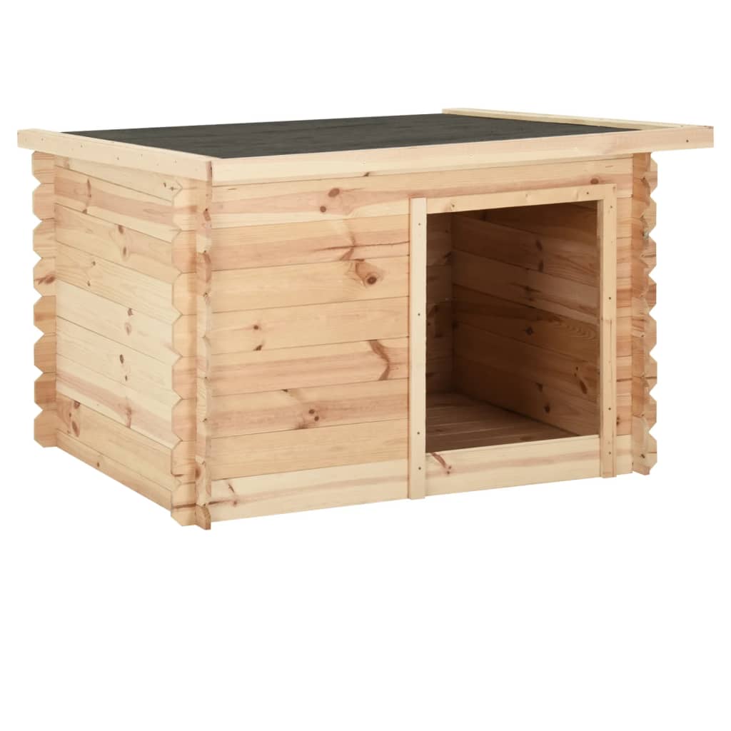 Koirankoppi 120x100x80 cm täysi mänty 14 mm - Harrastajankoti.fi