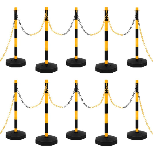 Ketjutolppasarja 10 m muoviketjulla - Harrastajankoti.fi