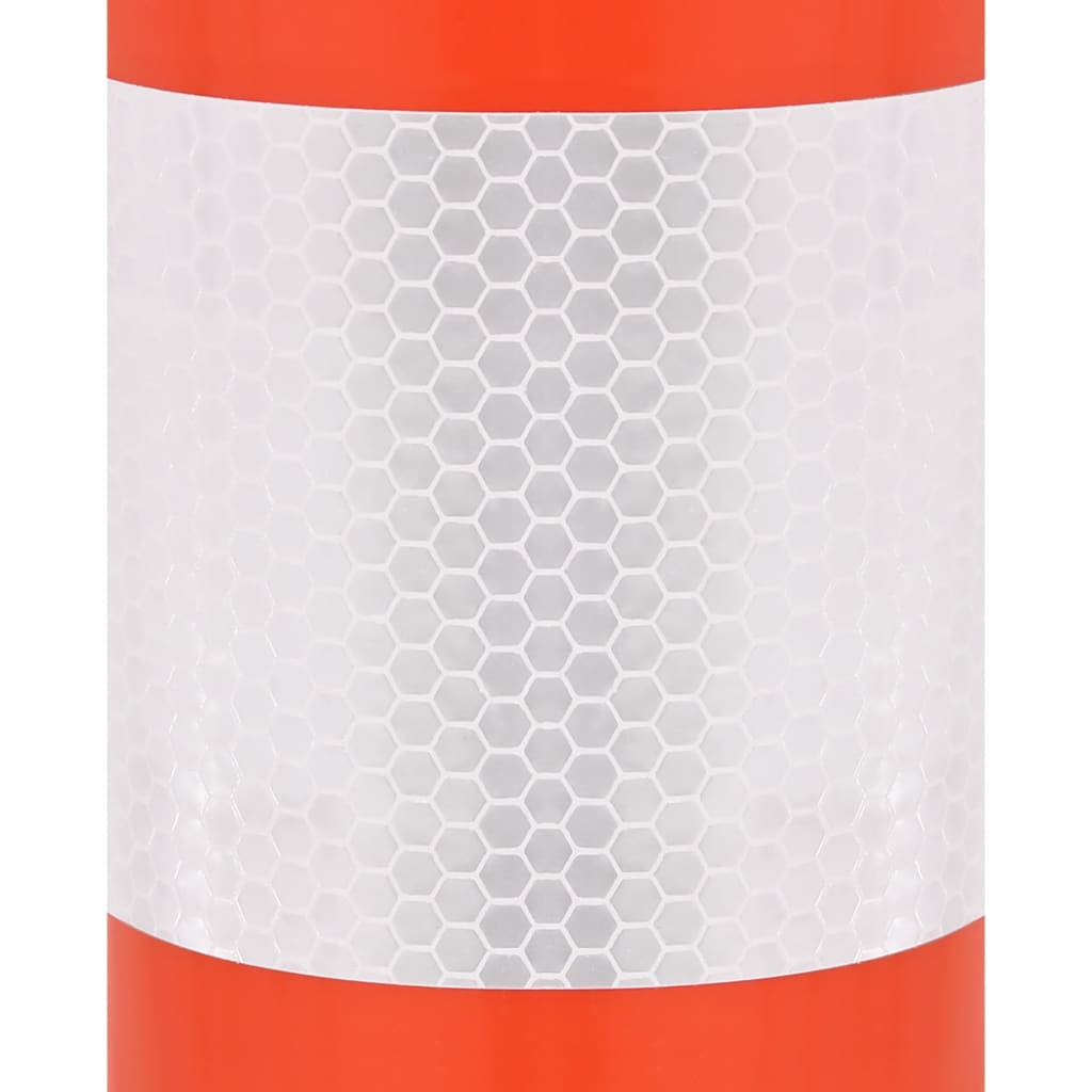 Liikenteenohjaustolpat 4 kpl ketjulla 75 cm PE - Harrastajankoti.fi