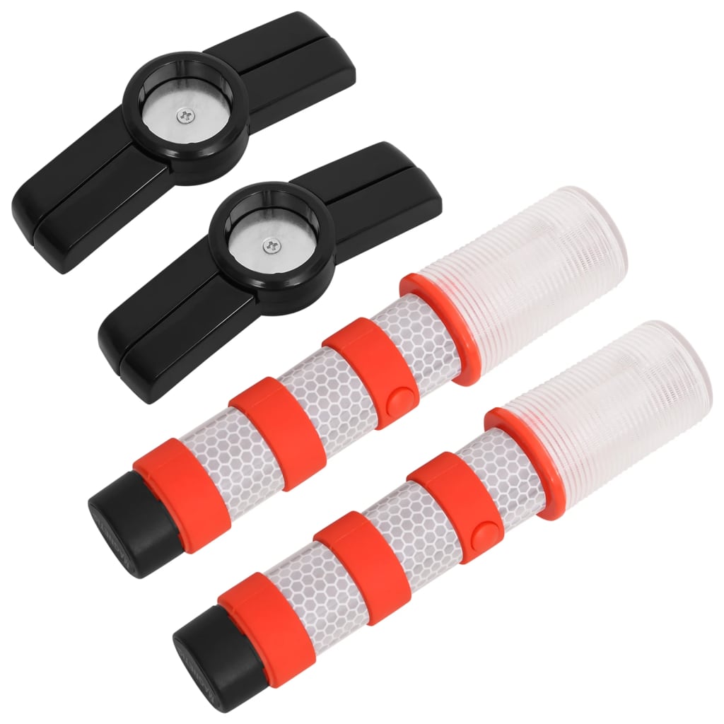 Sähkötoimiset tievilkkuvalot 2 kpl 10,5x8x21 cm - Harrastajankoti.fi