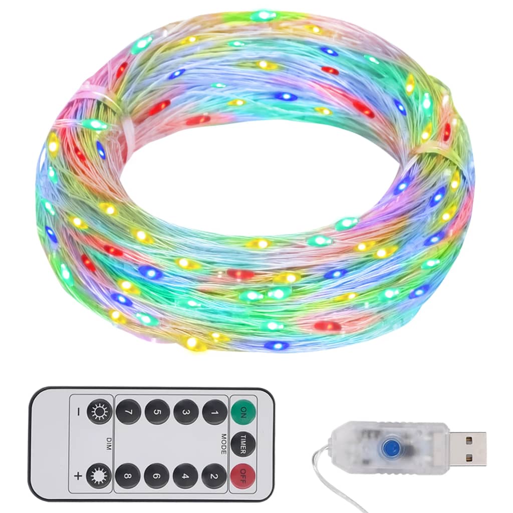 LED-valonauha 300 LED-valoa monivärinen 30 m - Harrastajankoti.fi
