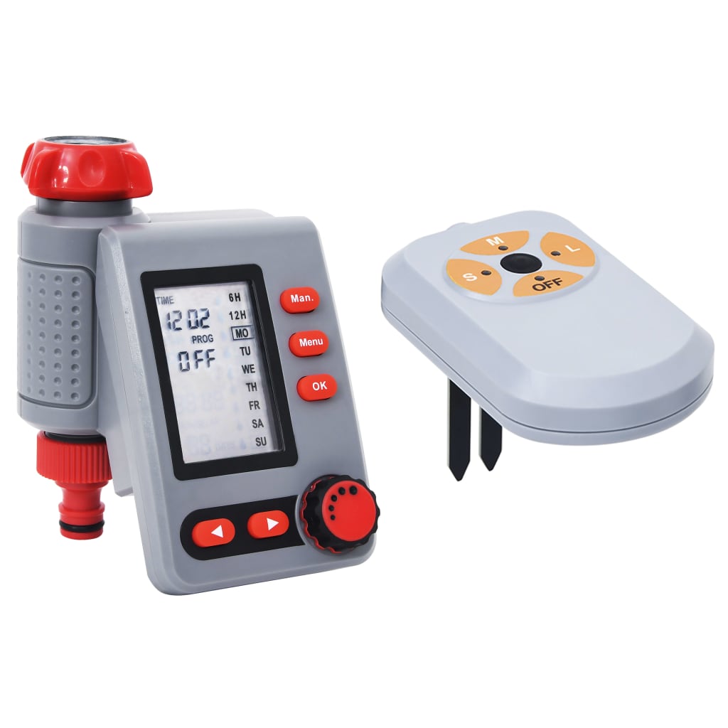 Digitaalinen kasteluajastin yksi ulostulo ja kosteusanturi - Harrastajankoti.fi