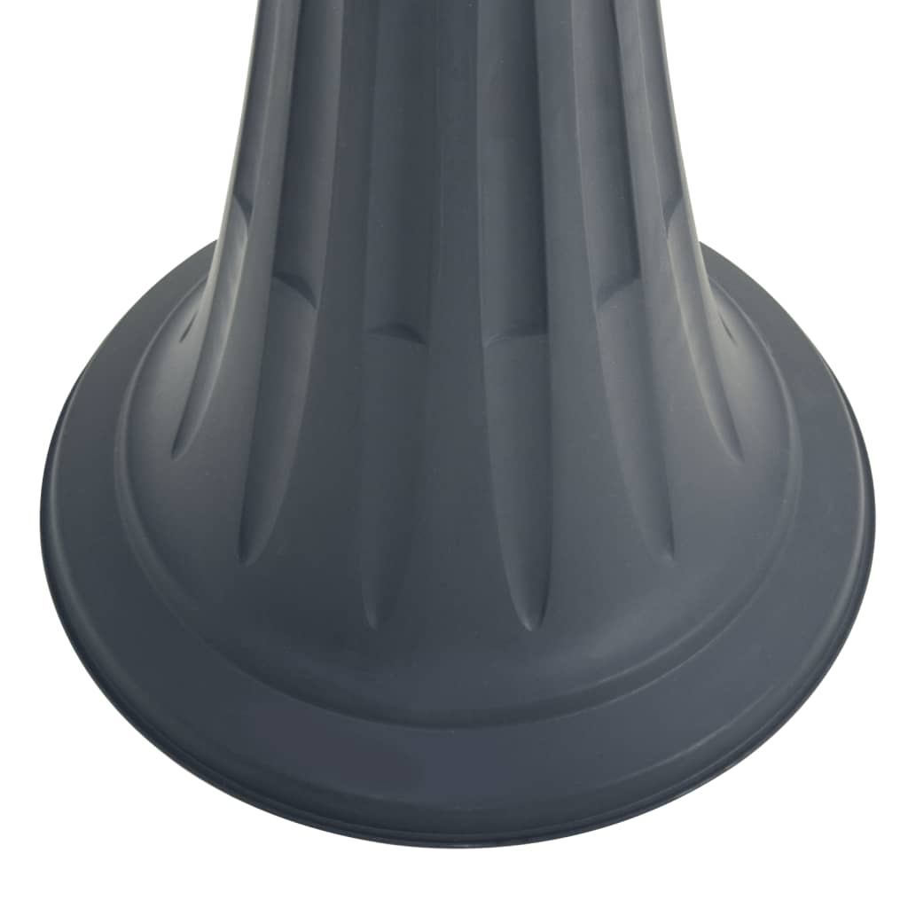 Kukkakulho harmaa Ø50x114 cm - Harrastajankoti.fi