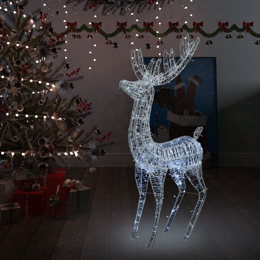 XXL Jouluporo akryyli 250 LED-valoa 180 cm kylmä valkoinen - Harrastajankoti.fi