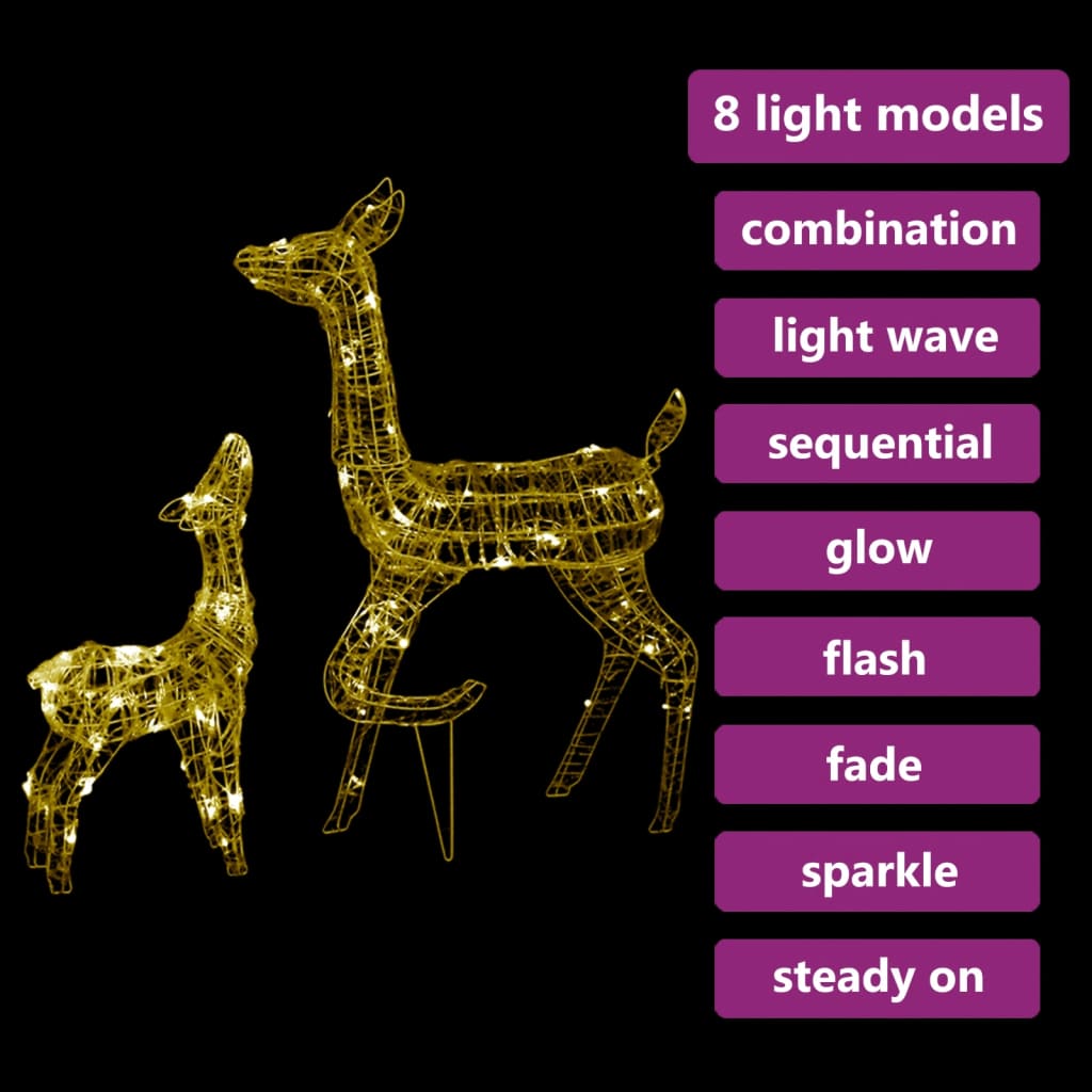Poroperhe joulukoriste akryyli 160 LED-valoa lämmin valkoinen - Harrastajankoti.fi