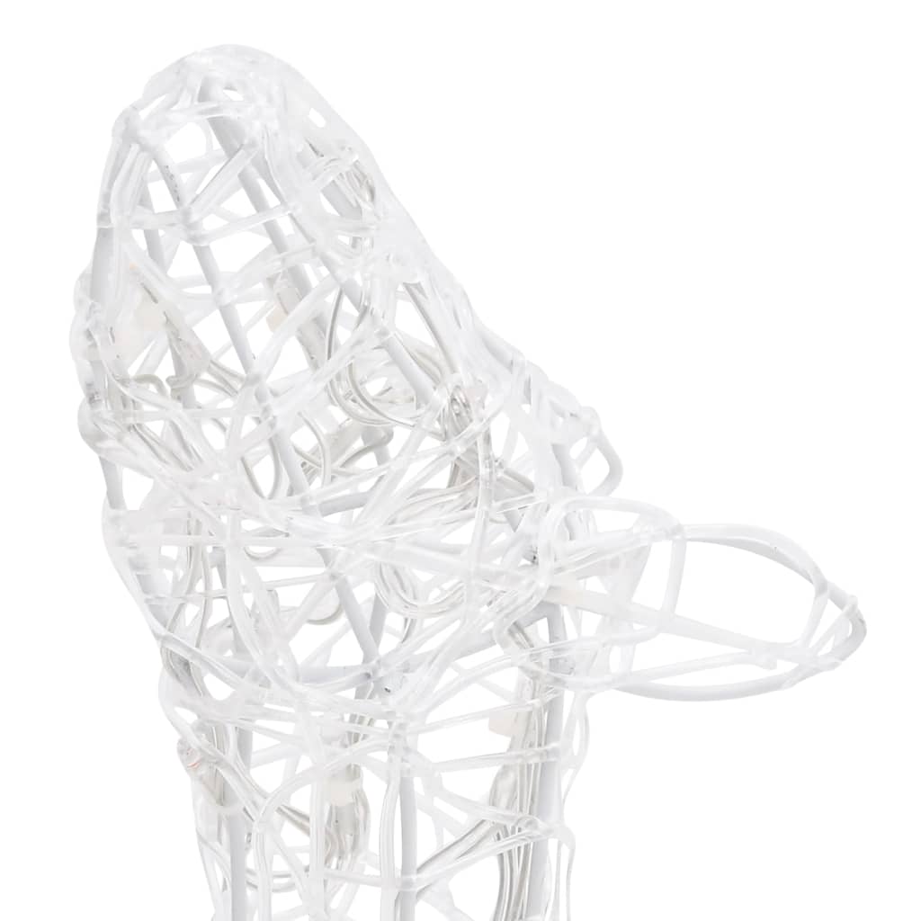 Poroperhe joulukoriste akryyli 160 LED-valoa lämmin valkoinen - Harrastajankoti.fi