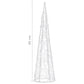 LED-koristevalopyramidi lämmin valkoinen akryyli 60 cm - Harrastajankoti.fi