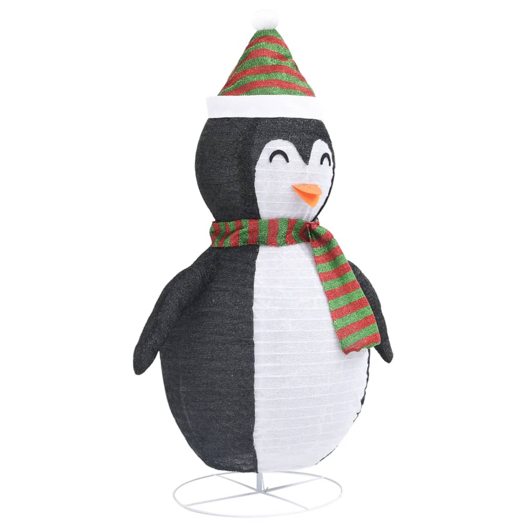 Pingviini joulukoriste LED-valoilla ylellinen kangas 60 cm - Harrastajankoti.fi