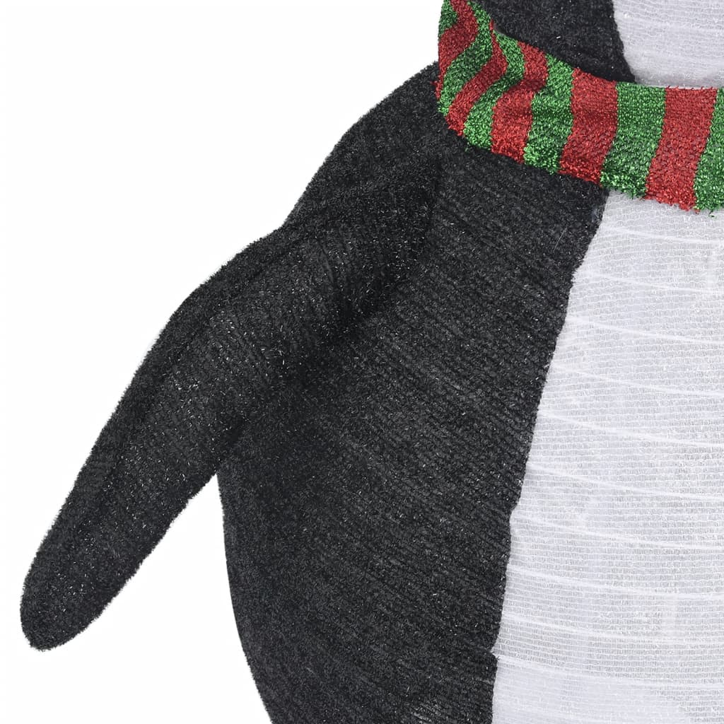 Pingviini joulukoriste LED-valoilla ylellinen kangas 90 cm - Harrastajankoti.fi
