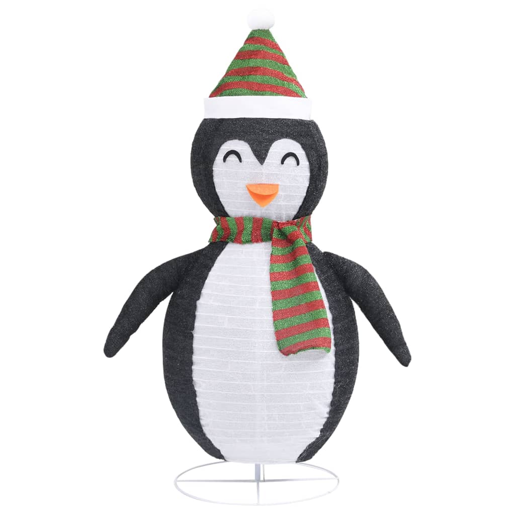 Pingviini joulukoriste LED-valoilla ylellinen kangas 120 cm - Harrastajankoti.fi