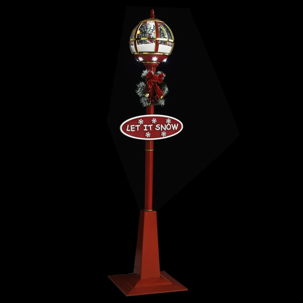 Jouluinen katuvalaisin joulupukilla 175 cm LED - Harrastajankoti.fi