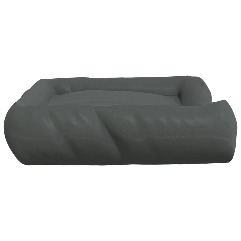 Koiran sänky tyynyillä tummanharmaa 89x75x19 cm Oxford kangas - Harrastajankoti.fi