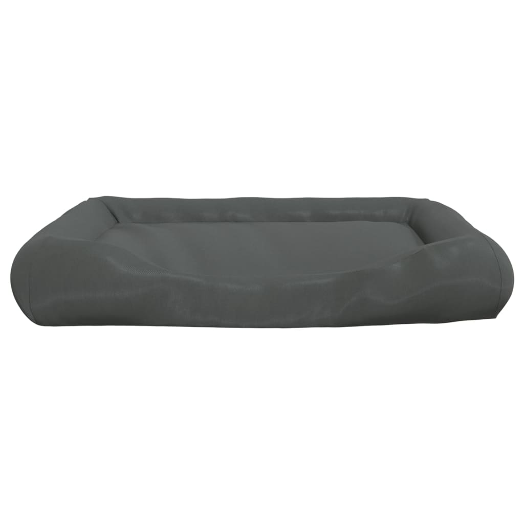Koiran sänky tyynyillä tummanharmaa 115x100x20 cm Oxford kangas - Harrastajankoti.fi