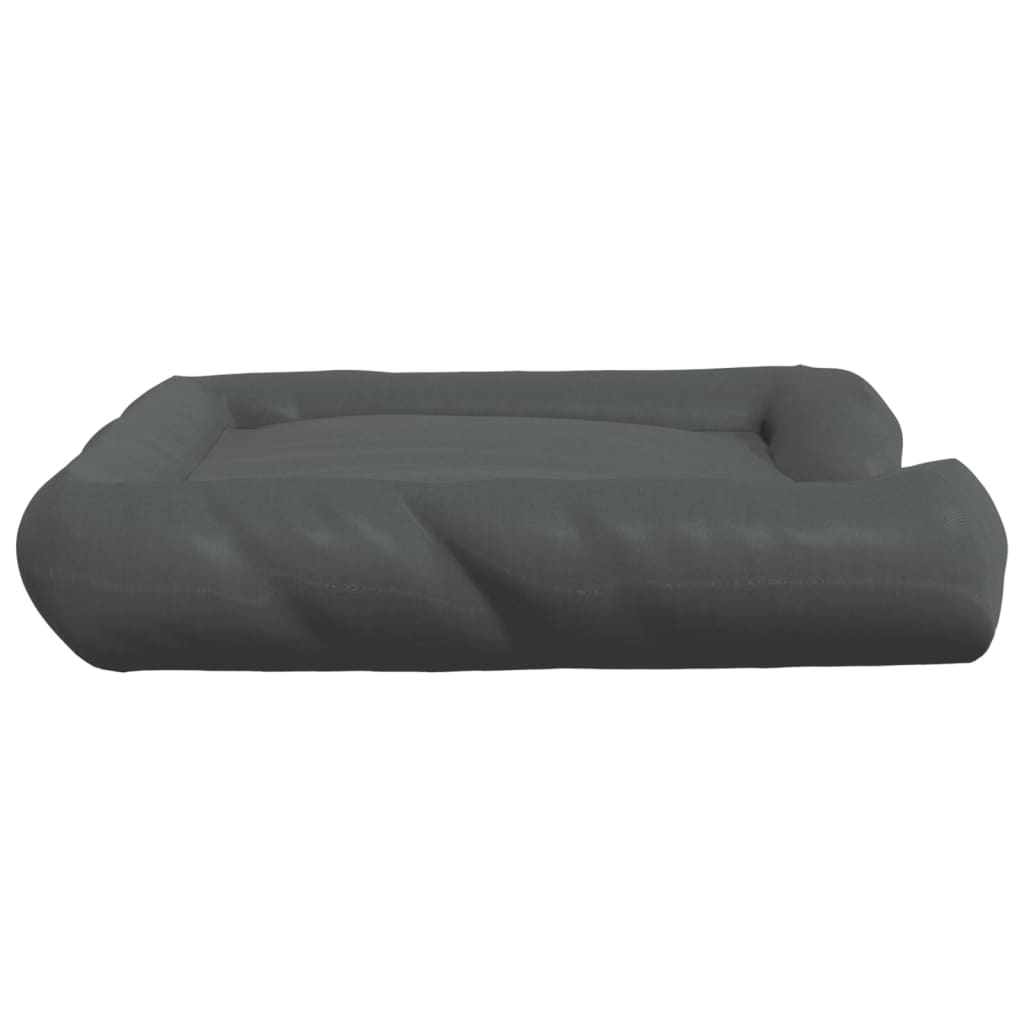 Koiran sänky tyynyillä tummanharmaa 115x100x20 cm Oxford kangas - Harrastajankoti.fi