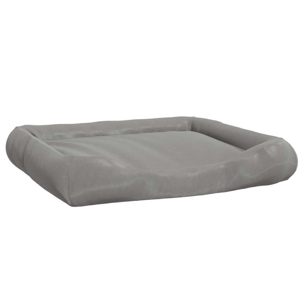 Koiran sänky tyynyillä harmaa 115x100x20 cm Oxford kangas - Harrastajankoti.fi
