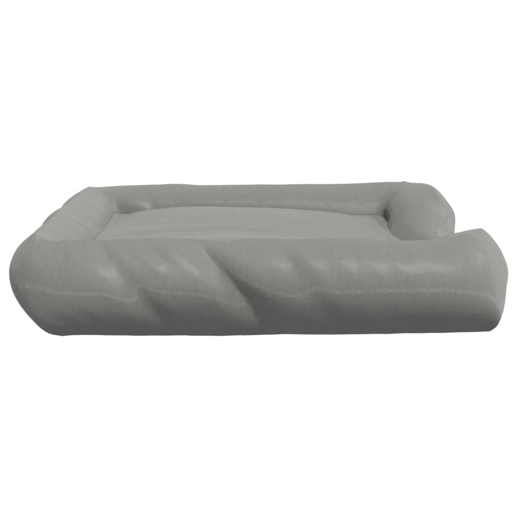 Koiran sänky tyynyillä harmaa 135x110x23 cm Oxford kangas - Harrastajankoti.fi