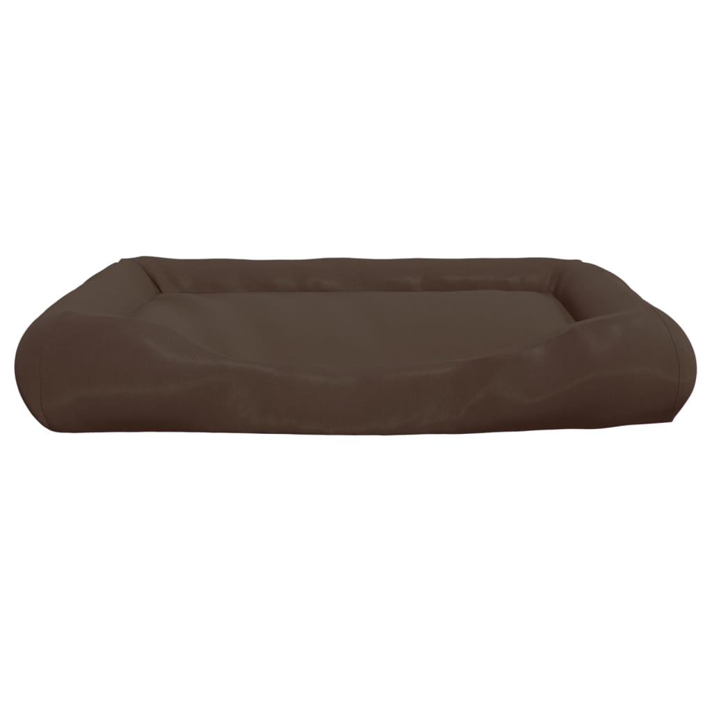 Koiran sänky tyynyillä ruskea 115x100x20 cm Oxford kangas - Harrastajankoti.fi