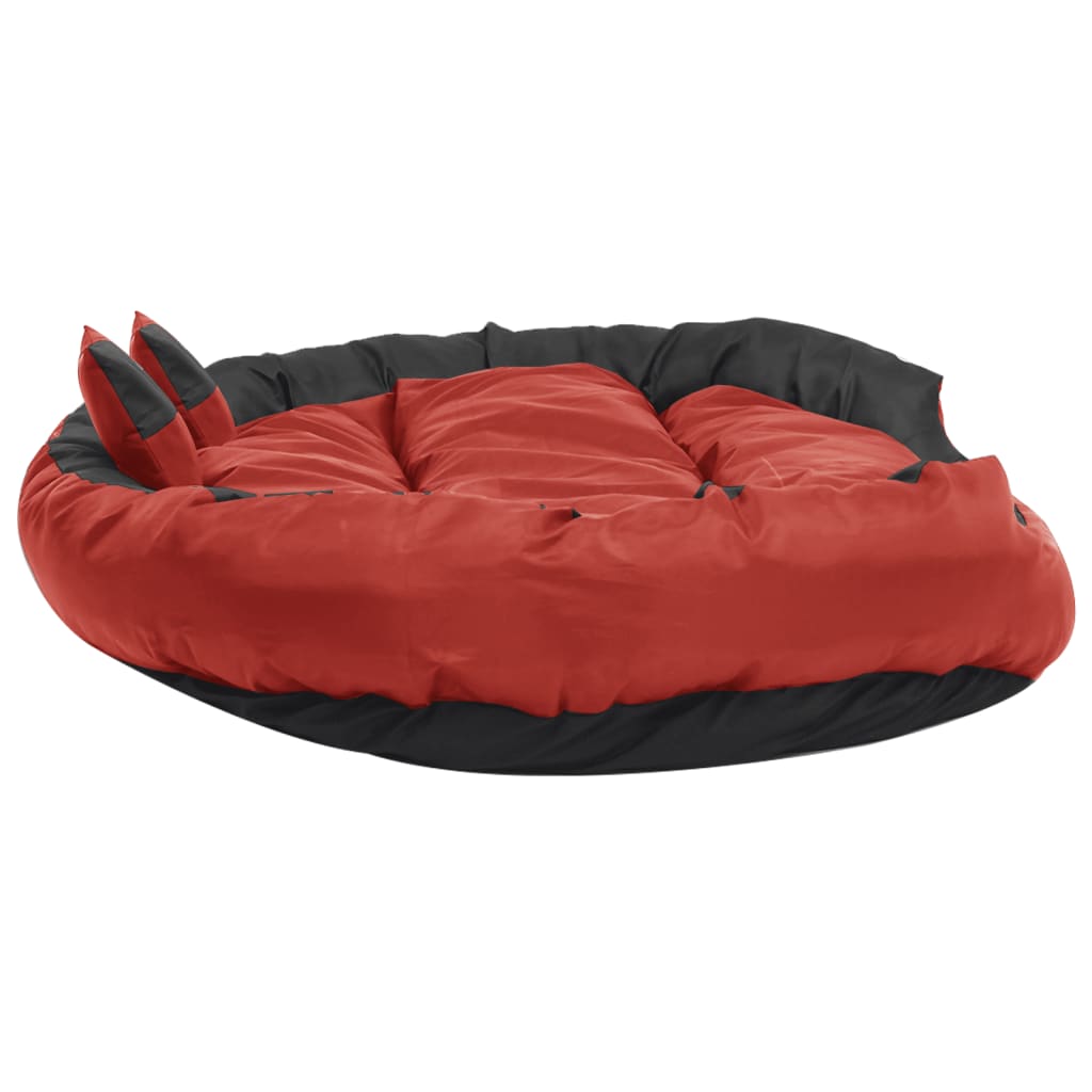 Kaksipuolinen pestävä koiran tyyny punamusta 150x120x25 cm - Harrastajankoti.fi