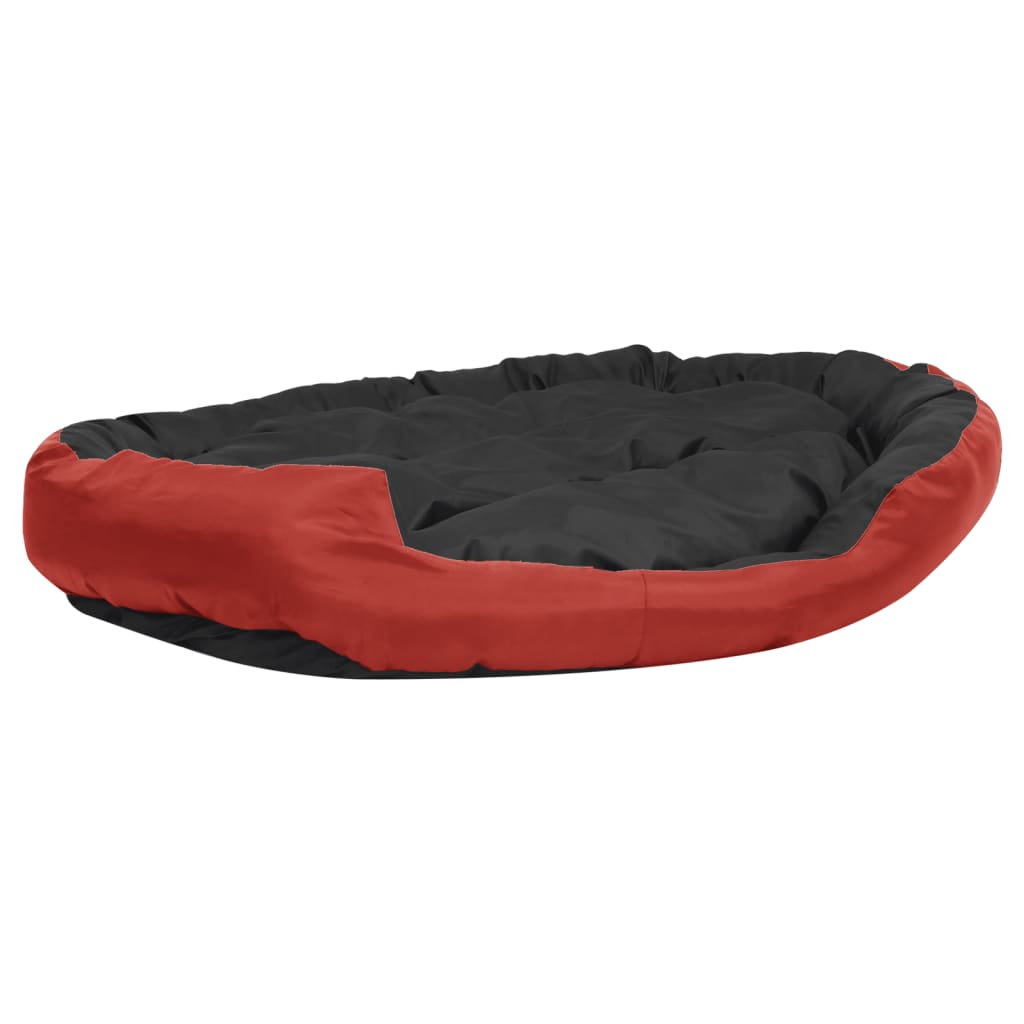 Kaksipuolinen pestävä koiran tyyny punamusta 150x120x25 cm - Harrastajankoti.fi