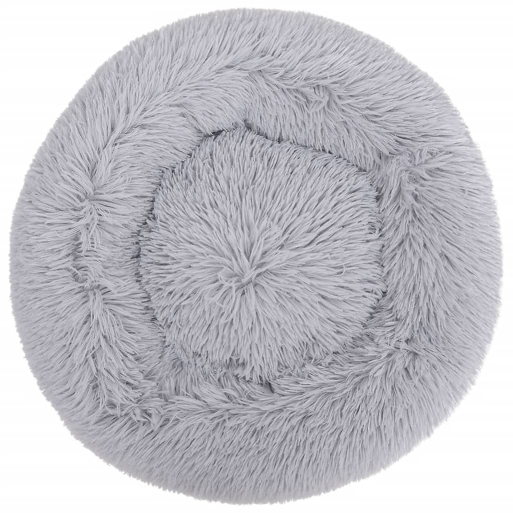 Pestävä koiran/kissan tyyny vaaleanharmaa 50x50x12 cm plyysi - Harrastajankoti.fi