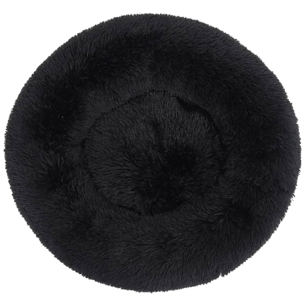 Pestävä koiran/kissan tyyny musta 50x50x12 cm plyysi - Harrastajankoti.fi